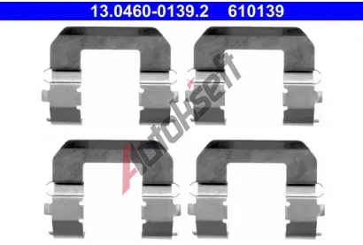 ATE Sada psluenstv - obloen kotouov brzdy AT 610139, 13.0460-0139.2