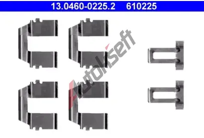 ATE Sada psluenstv - obloen kotouov brzdy AT 610225, 13.0460-0225.2