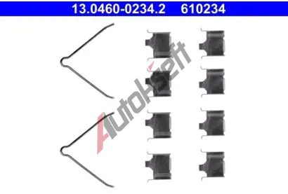 ATE Sada psluenstv obloen kotouov brzdy AT 610234, 13.0460-0234.2