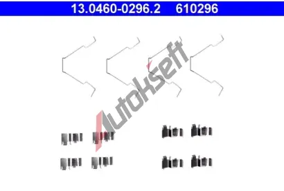 ATE Sada p��slu�enstv� - oblo�en� kotou�ov� brzdy AT 610296, 13.0460-0296.2