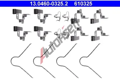 ATE Sada psluenstv - obloen kotouov brzdy AT 610325, 13.0460-0325.2