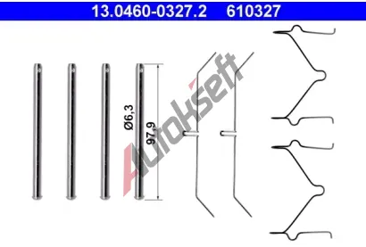 ATE Sada psluenstv - obloen kotouov brzdy AT 610327, 13.0460-0327.2