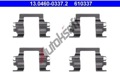 ATE Sada psluenstv - obloen kotouov brzdy AT 610337, 13.0460-0337.2