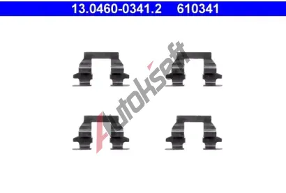 ATE Sada psluenstv - obloen kotouov brzdy AT 610341, 13.0460-0341.2