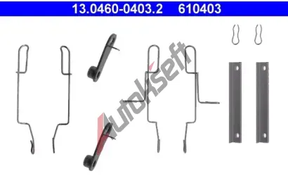 ATE Sada psluenstv - obloen kotouov brzdy AT 610403, 13.0460-0403.2