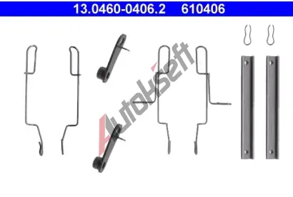 ATE Sada psluenstv - obloen kotouov brzdy AT 610406, 13.0460-0406.2