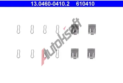 ATE Sada psluenstv - obloen kotouov brzdy AT 610410, 13.0460-0410.2