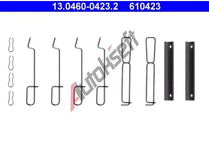 ATE Sada psluenstv - obloen kotouov brzdy AT 610423, 13.0460-0423.2
