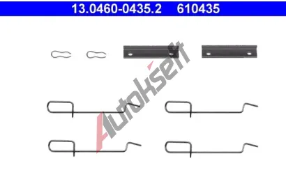 ATE Sada psluenstv - obloen kotouov brzdy AT 610435, 13.0460-0435.2