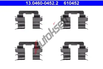 ATE Sada psluenstv - obloen kotouov brzdy AT 610452, 13.0460-0452.2
