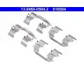 ATE Sada psluenstv obloen kotouov brzdy AT 610504, 13.0460-0504.2