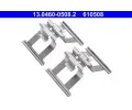 ATE Sada psluenstv obloen kotouov brzdy AT 610508, 13.0460-0508.2