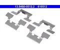 ATE Sada psluenstv obloen kotouov brzdy AT 610512, 13.0460-0512.2