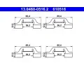 Sada psluenstv obloen kotouov brzdy ATE ‐ AT 610516