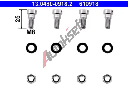 ATE Sada psluenstv - obloen kotouov brzdy AT 610918, 13.0460-0918.2