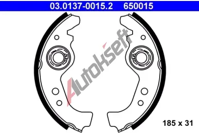 ATE Sada brzdovch elist AT 650015, 03.0137-0015.2