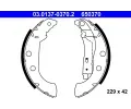 Sada brzdovch elist ATE ‐ AT 650370