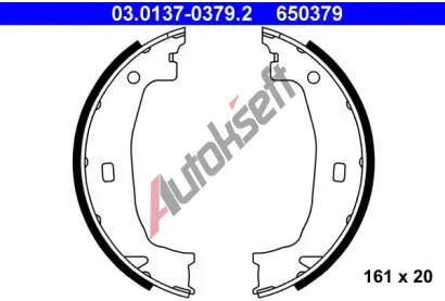ATE Sada brzdovch elist - parkovac brzda AT 650379, 03.0137-0379.2