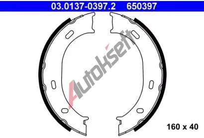 ATE Sada brzdovch elist - parkovac brzda AT 650397, 03.0137-0397.2