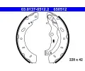 Sada brzdovch elist ATE ‐ AT 650512