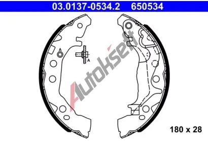 ATE Sada brzdov�ch �elist� AT 650534, 03.0137-0534.2