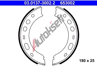 ATE Sada brzdovch elist - parkovac brzda AT 653002, 03.0137-3002.2