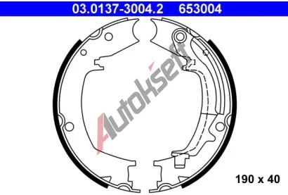 ATE Sada brzdovch elist - parkovac brzda AT 653004, 03.0137-3004.2