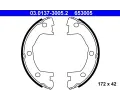Sada brzdovch elist parkovac brzdy ATE ‐ AT 653005