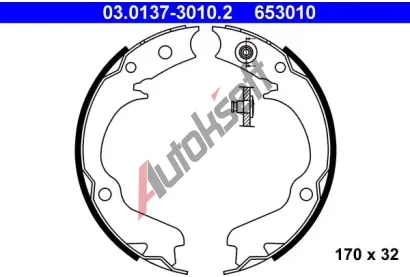ATE Sada brzdovch elist - parkovac brzda AT 653010, 03.0137-3010.2