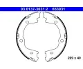 Sada brzdovch elist parkovac brzdy ATE ‐ AT 653031