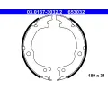 Sada brzdovch elist parkovac brzdy ATE ‐ AT 653032