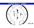 Sada brzdovch elist parkovac brzdy ATE ‐ AT 654011
