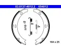 Sada brzdovch elist parkovac brzdy ATE ‐ AT 654012