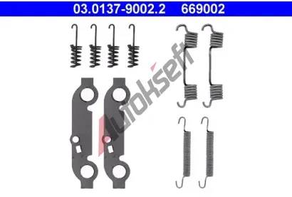 ATE Sada psluenstv - parkovac brzdov elisti AT 669002, 03.0137-9002.2