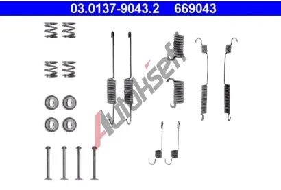 ATE Sada psluenstv - brzdov elisti AT 669043, 03.0137-9043.2