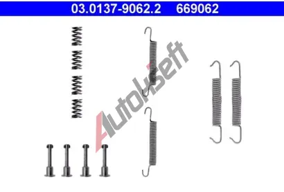 ATE Sada psluenstv - parkovac brzdov elisti AT 669062, 03.0137-9062.2