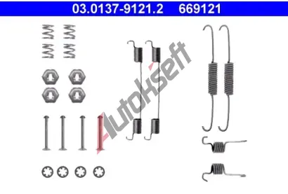 ATE Sada psluenstv - brzdov elisti AT 669121, 03.0137-9121.2