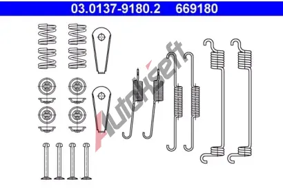 ATE Sada psluenstv - brzdov elisti AT 669180, 03.0137-9180.2