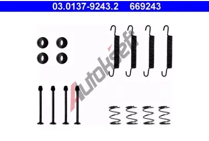 ATE Sada psluenstv - parkovac brzdov elisti AT 669243, 03.0137-9243.2