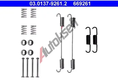 ATE Sada psluenstv - brzdov elisti AT 669261, 03.0137-9261.2