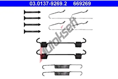 ATE Sada psluenstv - parkovac brzdov elisti AT 669269, 03.0137-9269.2