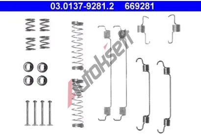 ATE Sada psluenstv - brzdov elisti AT 669281, 03.0137-9281.2