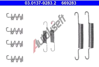 ATE Sada psluenstv - parkovac brzdov elisti AT 669283, 03.0137-9283.2