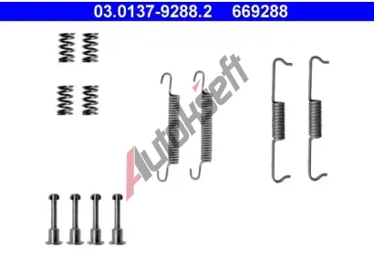 ATE Sada psluenstv - parkovac brzdov elisti AT 669288, 03.0137-9288.2