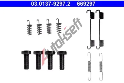 ATE Sada psluenstv - parkovac brzdov elisti AT 669297, 03.0137-9297.2