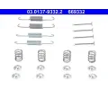 ATE Sada psluenstv parkovacch brzdovch elist AT 669332, 03.0137-9332.2
