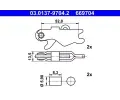Sada psluenstv parkovacch brzdovch elist ATE ‐ AT 669704