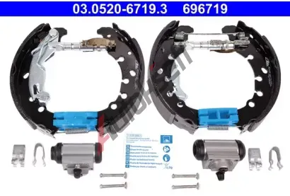 ATE Sada brzdovch elist Original TopKit AT 696719, 03.0520-6719.3