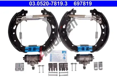 ATE Sada brzdových čelistí Original ATE TopKit AT 697819, 03.0520-7819.3 ATE Sada brzdových čelistí Original ATE TopKit AT 697819, 03.0520-7819.3