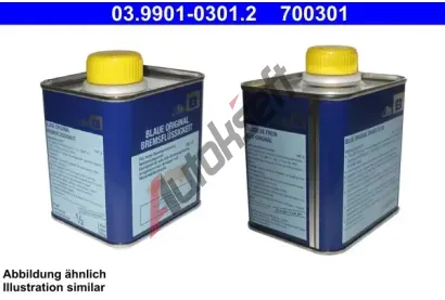 ATE Brzdov kapalina DOT 3 blau - 0,5 l AT 700301, 03.9901-0301.2